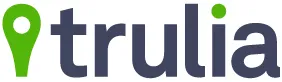 A logo of trulia for real estate.